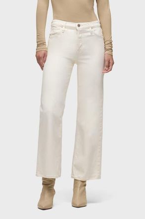 Hudson Rosie Wide Leg Ankle in Ecru at Nordstrom, Size 3028