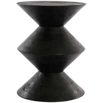 Light & Living Light&living - Mesa Auxiliar Larus Madera De Mango Negro Mate