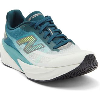 New Balance FuelCell Rebel v5 Running Shoe in Medusa Green/Faded Teal at Nordstrom, Size 10.5