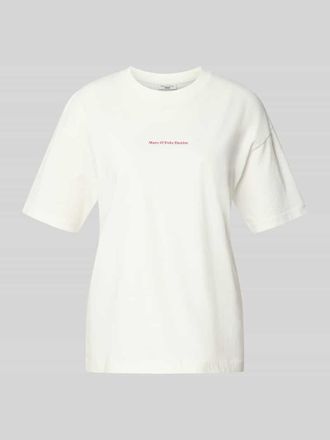 Marc O'Polo Denim Marc OPolo Denim Regular Fit T-Shirt aus reiner Baumwolle in Offwhite, Gr&ouml;&szlig;e XL