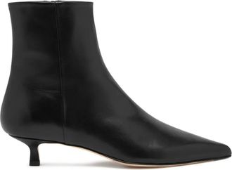 Aeyde Harriet pointed ankle boots - Black