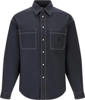 Fendi Hombre, Camisas, Azul, Talla: M
