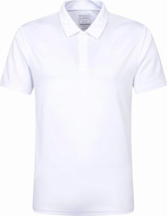 Mountain Warehouse Mens Mountain Warehouse Mens Endurance IsoCool Polo Shirt - White - Size: 46