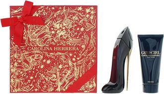 Carolina Herrera Womens Good Girl Eau De Parfum 50ml + Body Lotion 100ml Gift Set for Her - Orange - One Size