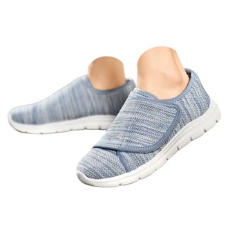 Generic Womens Slip On Walking Shoes Mesh Breathable Adjustable Strap Wide Width Orthotic Sneakers for Women Outdoor Casual Lightweight Running Sports Shoes A