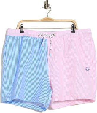 Party Pants Chapter Party Swim Trunks in Pink/Blue Multi at Nordstrom Rack, Size Xx-Large