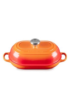 LE CREUSET Signature Cast Iron Bread Oven in Flame at Nordstrom