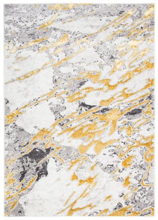 Tapiso Alfombra de sal&oacute;n oro crema gris 300 x 400 cm