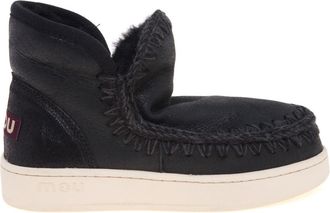 Mou Nieuwe Eskimo Sneaker Special Leer - Dames - Winterlaarzen - Zwart - 36 EU - Leer - Schoenen