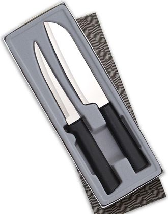 Rada 2 Piece Cooks Choice Knife Set in Black at Nordstrom