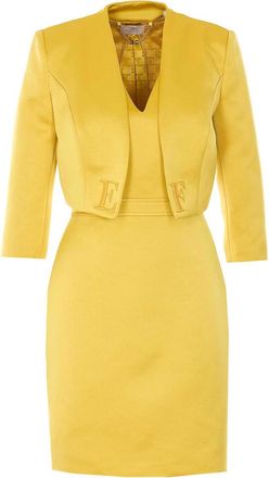 Elisabetta Franchi Yellow Dress
