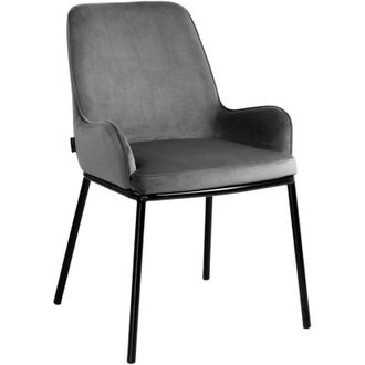 OEM Silla Tapizada Santo, Terciopelo, Gris