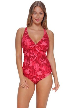 Sunsets Forever Tankini Swimsuit Top - DD Cup in Rambling Rose at Nordstrom, Size 38