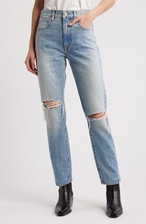 Slvrlake Denim Womens Virginia High Waist Slim Straight Leg Jeans in Alabama Shake at Nordstrom Rack, Size 24