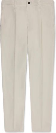 Incotex Black Tailored Flat Front Trousers