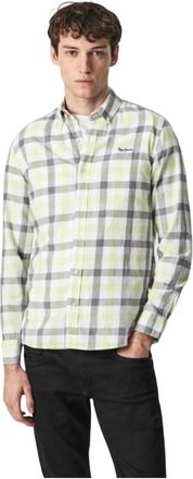 Pepe Jeans London Overhemd - Heren - Casual Overhemden - Beige - S - Overhemden