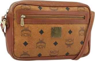 MCM Pre-owned Borsa a Spalla in Plastica - - Pre-owned - Donna - Marrone - ONE SIZE