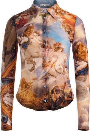 Alice & Olivia Camicia con colletto button-down - Toni neutri