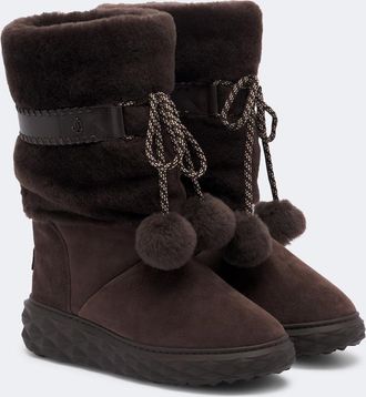 Jimmy Choo London Botas con plataforma Cobi de ante con borrego