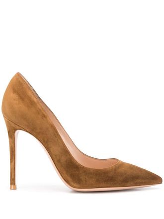 Gianvito Rossi Pumps a punta - Marrone