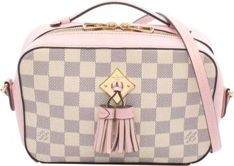 Louis Vuitton Borsa a tracolla Damier Azur Saintonge 2019 - Bianco
