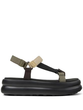 Camper Pelotas Flota Up Twins sandals - women - Recycled Polyester/Recycled Polyester/Polyethylene vinyl acetate (PEVA) - 39 - Brown