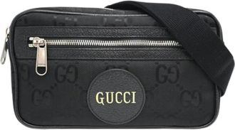 Gucci Pre-owned Vintage Sling Bag - unisex - Vintage Heuptassen - Zwart - ONE Size - Nylon - Vintage