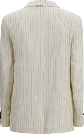 Max Mara Womens Beige Linen Blazer Clothing