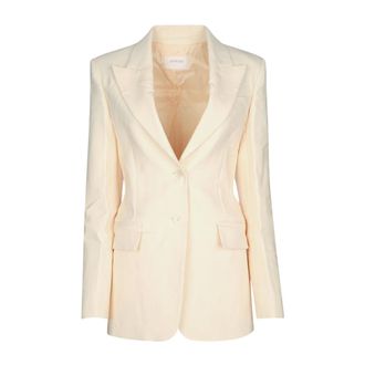 Sportmax Dames, Jassen, Beige, Maat: 4XS Wol