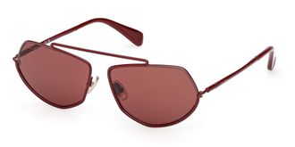 Max Mara MM0165 69S Womens Sunglasses Burgundy Size 60
