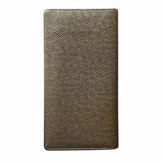 Louis Vuitton Pre-owned Wallets, male, Brown, Size: ONE SIZE Pre-owned Portefeuille Cartes de Credit Taiga Long Wallet