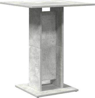 vidaXL Vidaxl - Mesa De Bistr&oacute; De Madera Contrachapada Gris 60x60x75 Cm