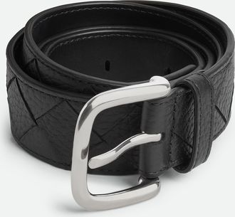 Bottega Veneta Intrecciato Taurillon Belt - Bottega Veneta
