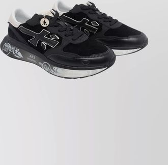 Premiata low top sneakers with round toe design