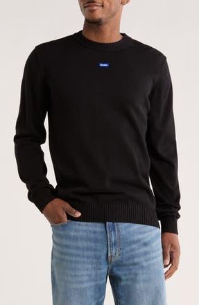 HUGO BOSS San Cosmo Long Sleeve Cotton T-Shirt in Black at Nordstrom Rack, Size Xx-Large