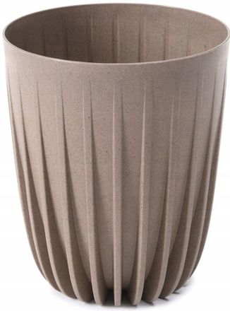 OEM Maceta De Pl&aacute;stico Beige Lamela 14,5 Cm X 14,5 X 17,2 Cm 1 Unidad