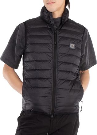 Stone Island Quilted Sleeveless Padded Vest, Size Small