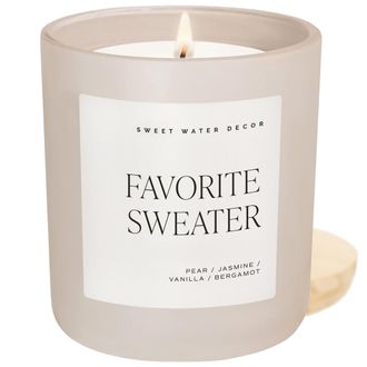 Sweet Water Decor 15 oz Matte Candle in Favorite Sweater at Nordstrom