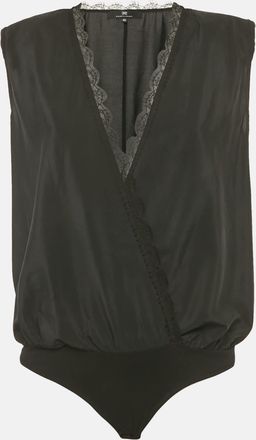 Elisabetta Franchi Silk Sleeveless Bodysuit