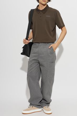 Givenchy Polo With Logo, Mens, Brown