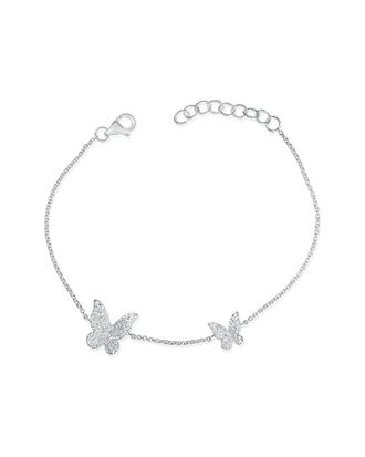 Sabrina Designs 14K 0.35 Ct. Tw. Diamond Butterfly Bracelet