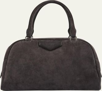 Givenchy Antigona East-West Top-Handle Bag in Suede