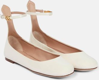 Valentino Garavani Tan-Go patent leather ballet flats