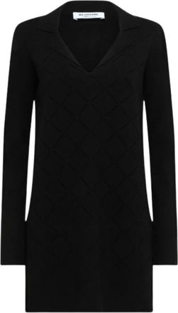 Blugirl Mini-jurk met kraag - Zwart