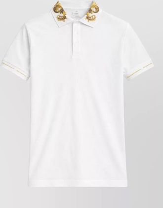 Versace Jeans Couture polo shirt short sleeves embroidered collar