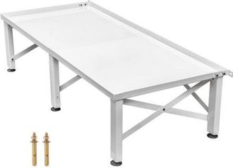 OEM Waschmaschinen Untergestell Doppel 124x55x30 Cm, Waschmaschinen Erh&ouml;hung Eisen Waschmaschinensockel Mit Anti-rutsch-gummif&uuml;&szlig;e Podest F&uuml;r Waschmaschine