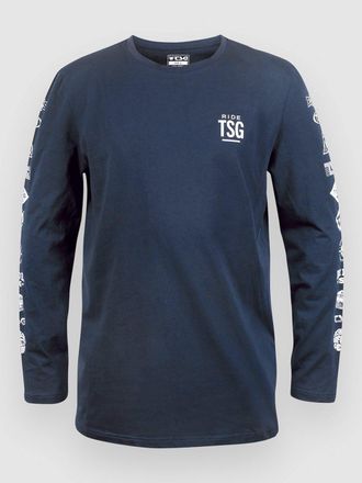 Tsg Logo T-Shirt manica Lunga blu