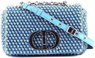 Dior small Caro shoulder bag - women - Calf Leather - One Size - Blue