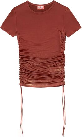 Diesel T-shirt T-Rey con coulisse - Marrone