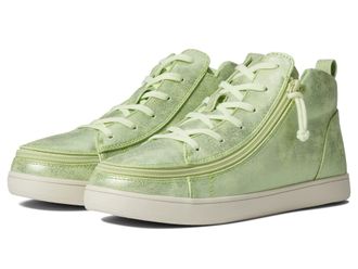 Billy Footwear Sneaker Lace Mid Top, Cucumber Green, 9 Wide
